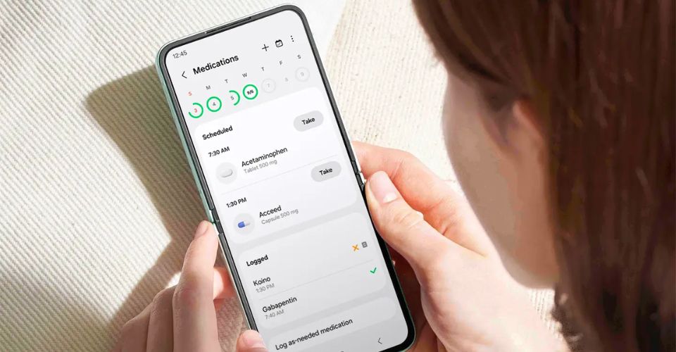 Samsung's Health App Now Supports Barcode Scanning